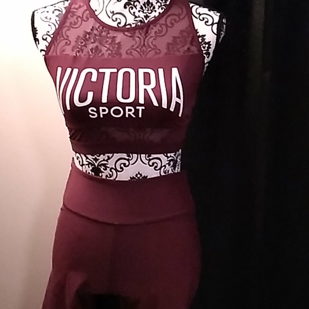 Victorias Secret Sport mesh razorback  set